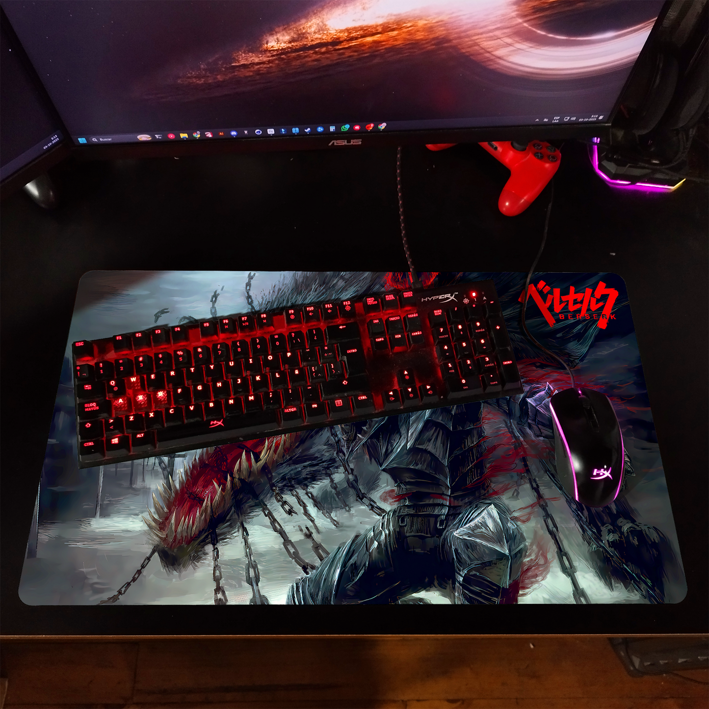 Mousepad/Gamepad Berserk v1 60 x 35 cm