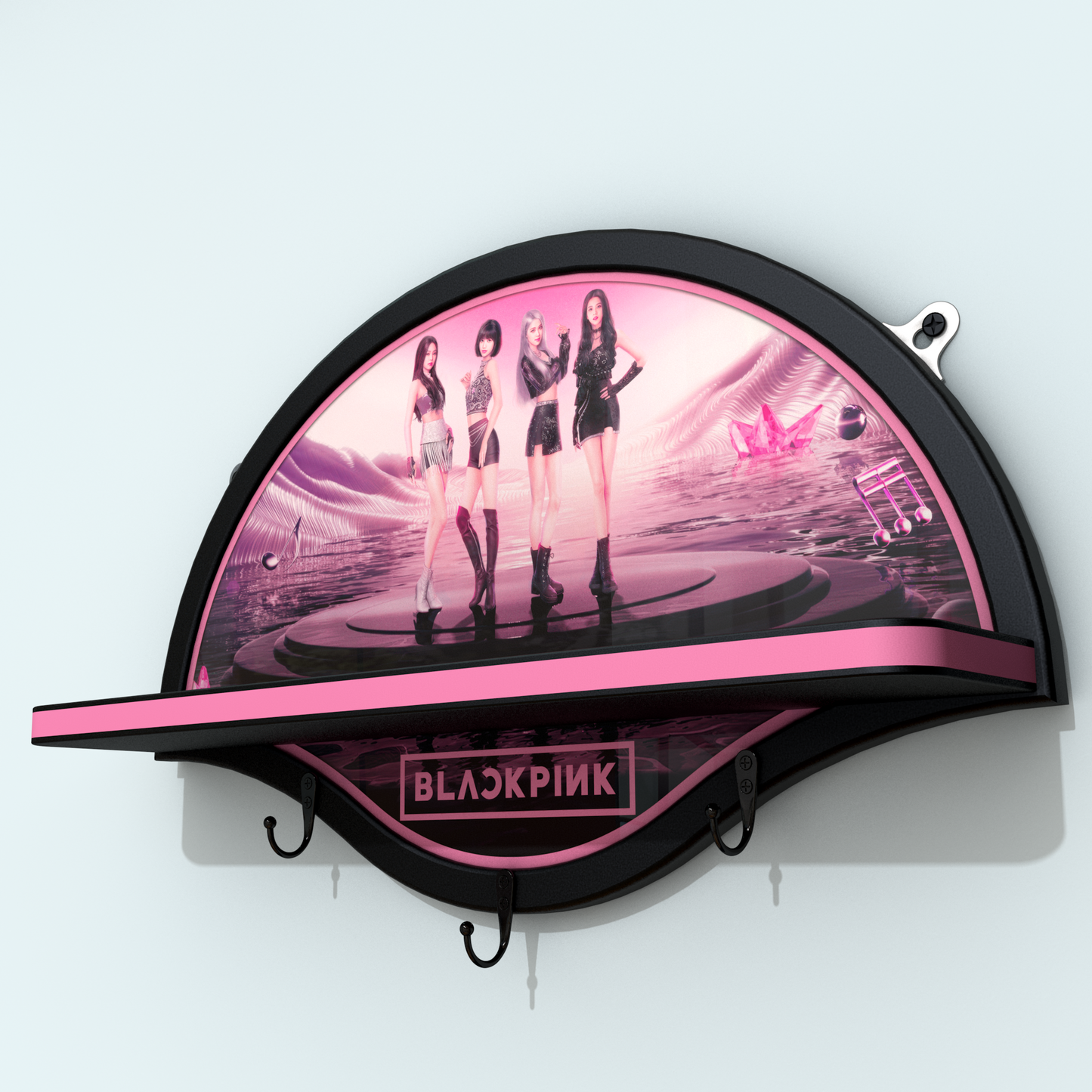 Repisa Lineal - Black Pink 51 cm