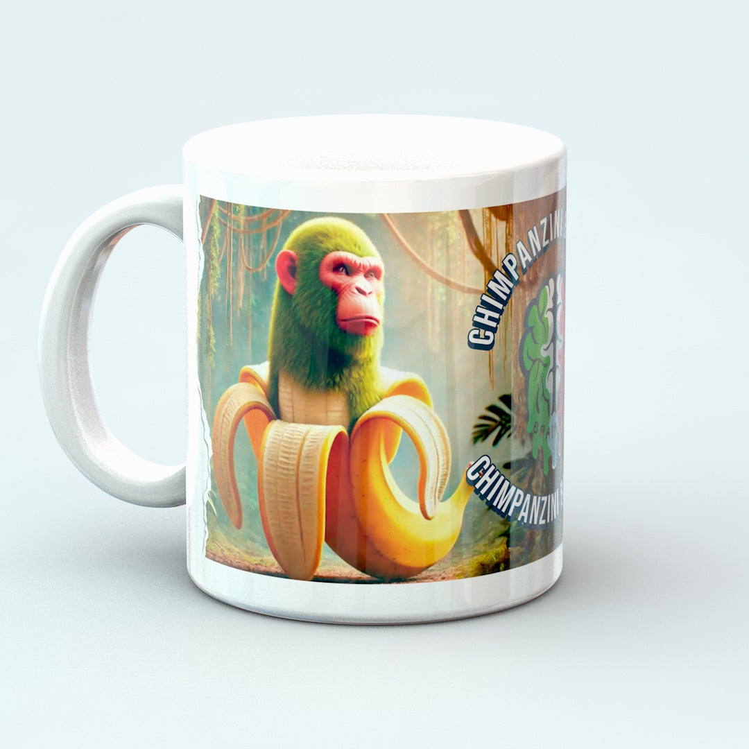 Taza - chimpanzini bananini 11 OZ