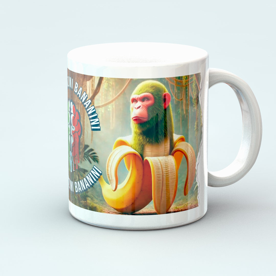 Taza - chimpanzini bananini 11 OZ