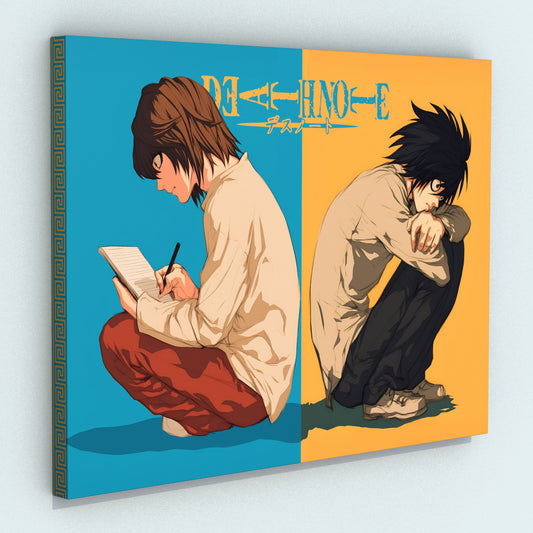 Cuadro Death Note - Kira & L 36 x 50 cm