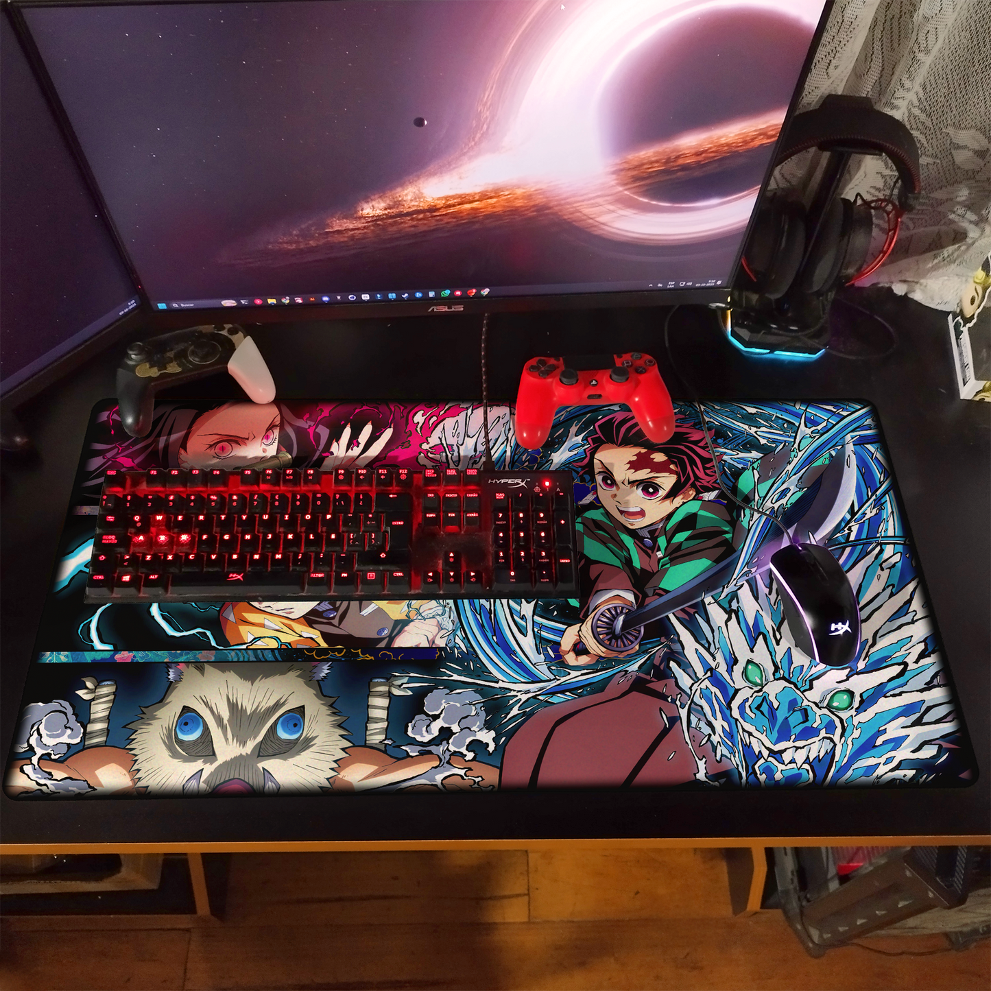 Mousepad Demon Slayer v2 - 80x40 cm