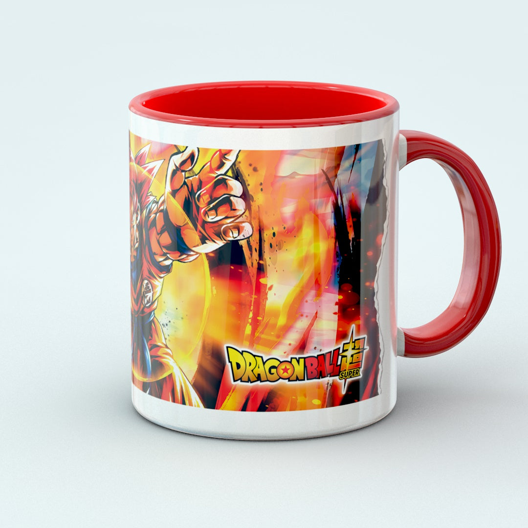 Taza DBS - Goku SSJ God 11 OZ