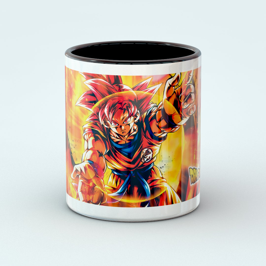 Taza DBS - Goku SSJ God 11 OZ