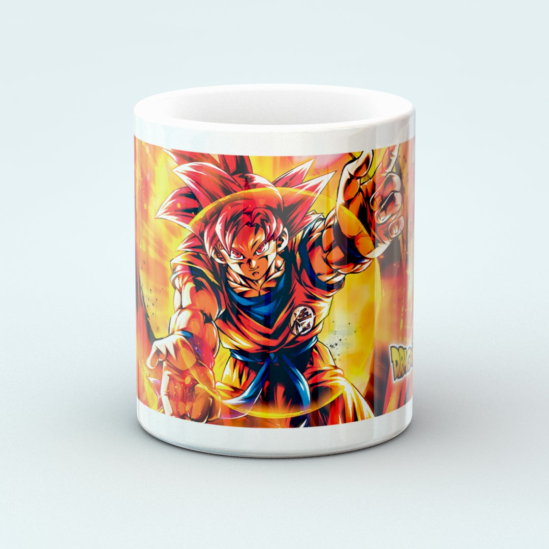 Taza DBS - Goku SSJ God 11 OZ