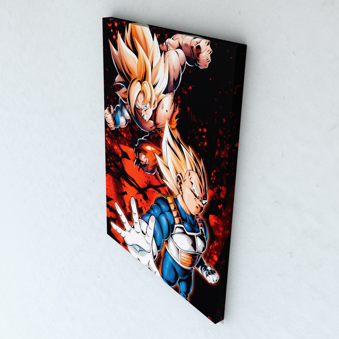 Cuadro DBZ- Goku & Vegeta SSJ 50 x 36 cm