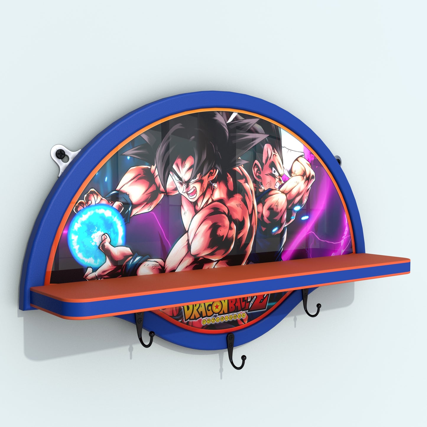 Repisa Lineal - DBZ - Goku & Vegeta 51 cm