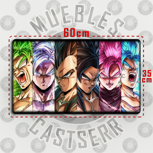 Mousepad/Gamepad Dragon Ball Mix 60 x 35 cm