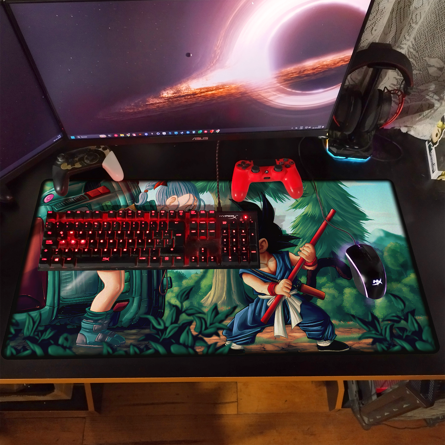 Mousepad Dragon Ball - 80x40 cm