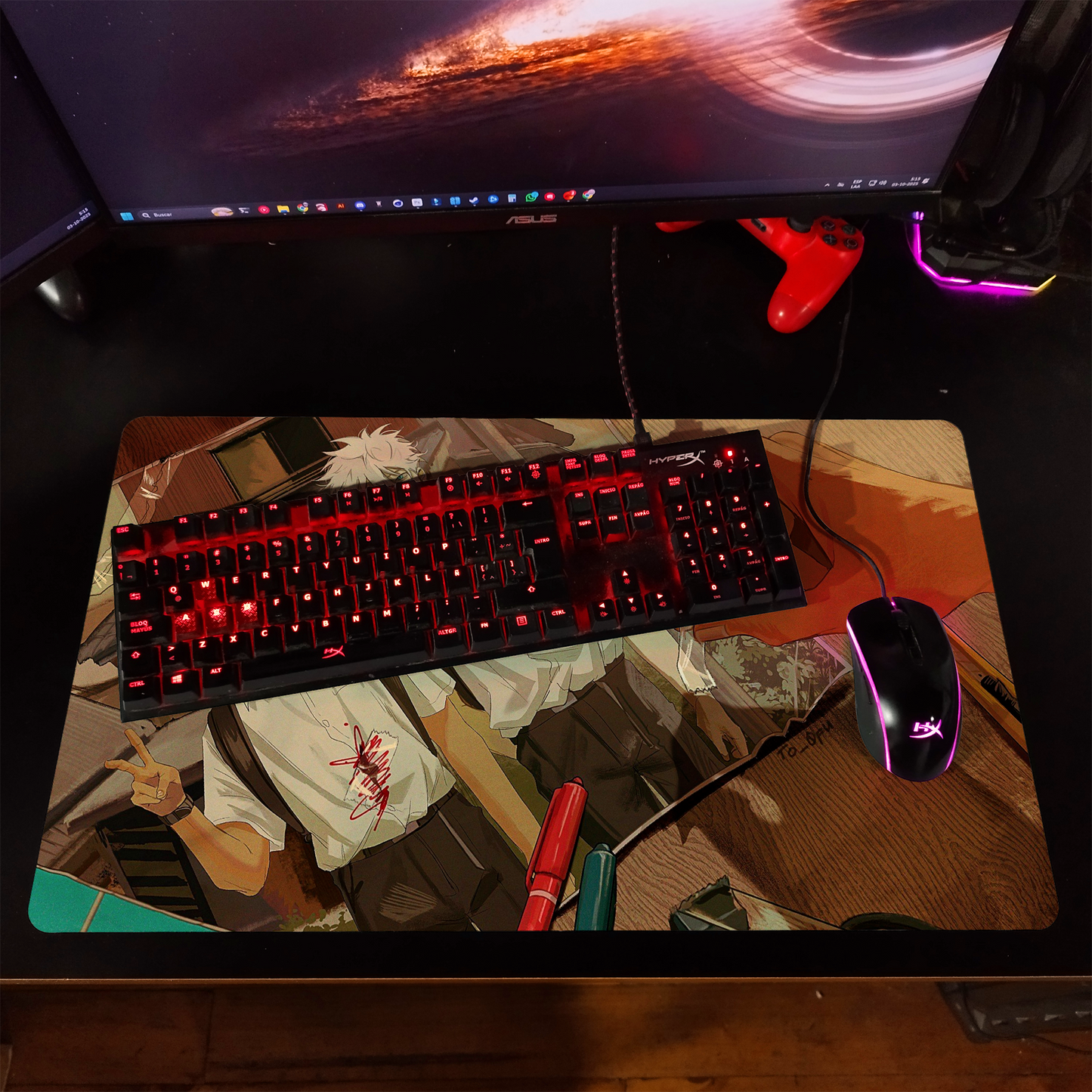 Mousepad El verano Hikaru murió 60 x 35 cm