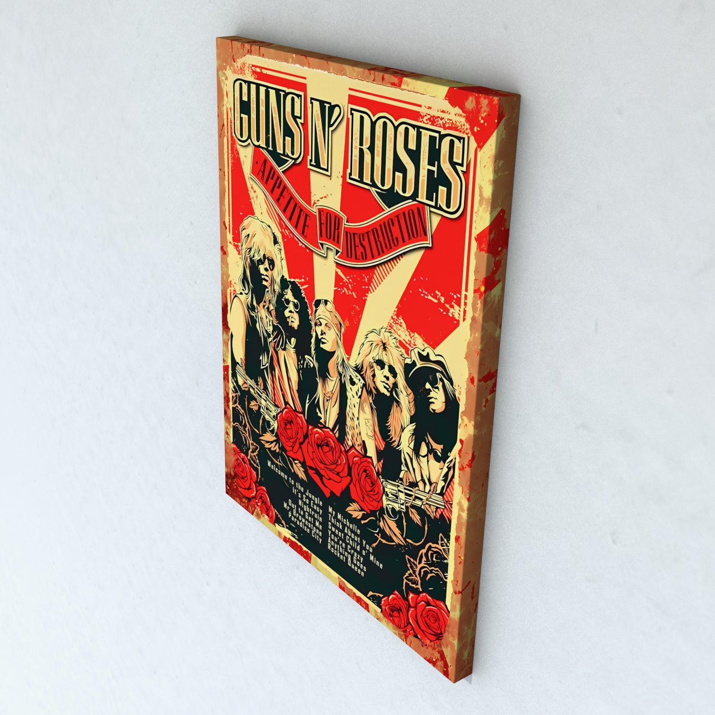 Cuadro Guns N´ Roses - AFD 50 x 36 cm
