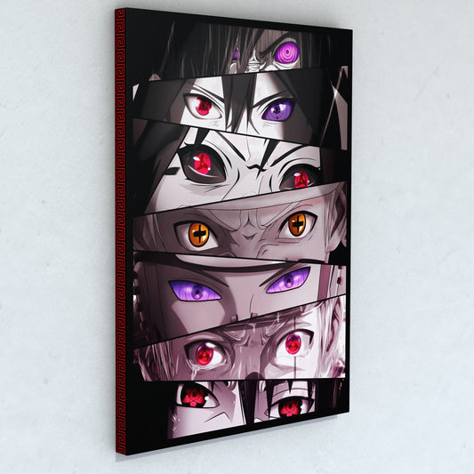 Cuadro Naruto Dōjutsu Mix 1 50 x 36 cm