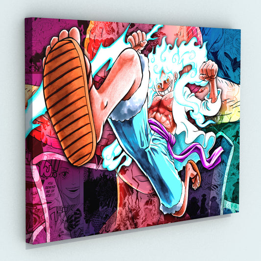 Cuadro Op - Luffy Gear 5 36 x 50 cm