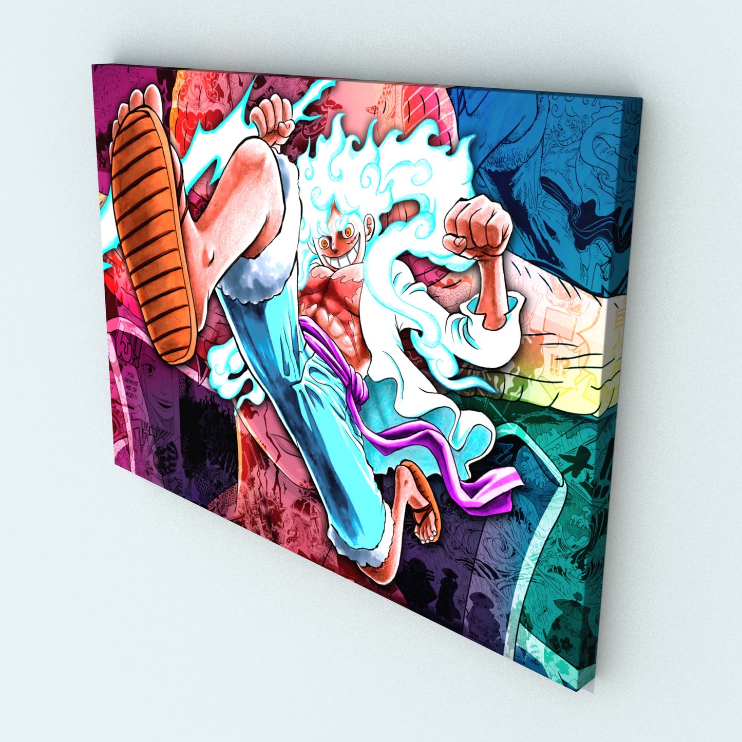 Cuadro Op - Luffy Gear 5 36 x 50 cm