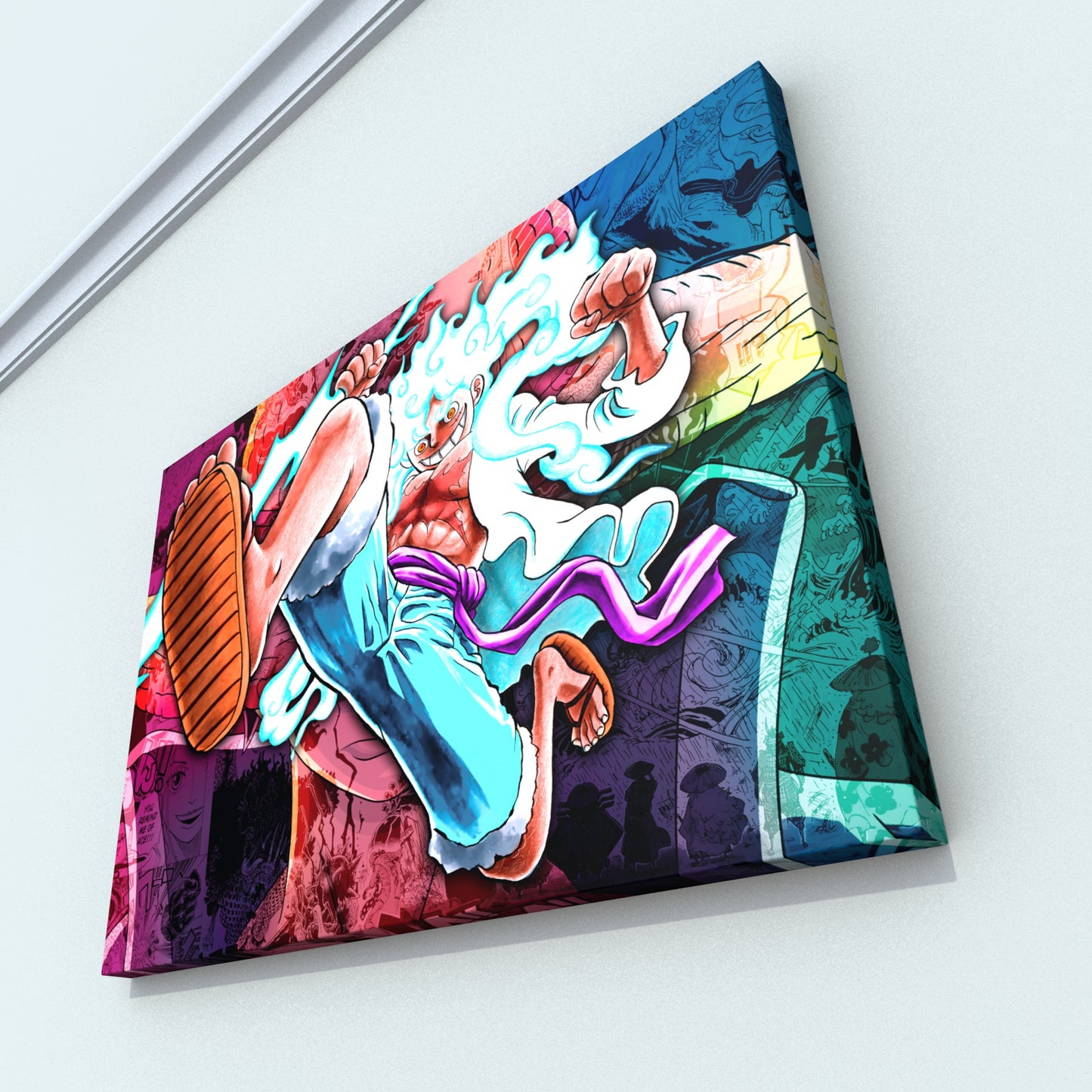 Cuadro Op - Luffy Gear 5 36 x 50 cm