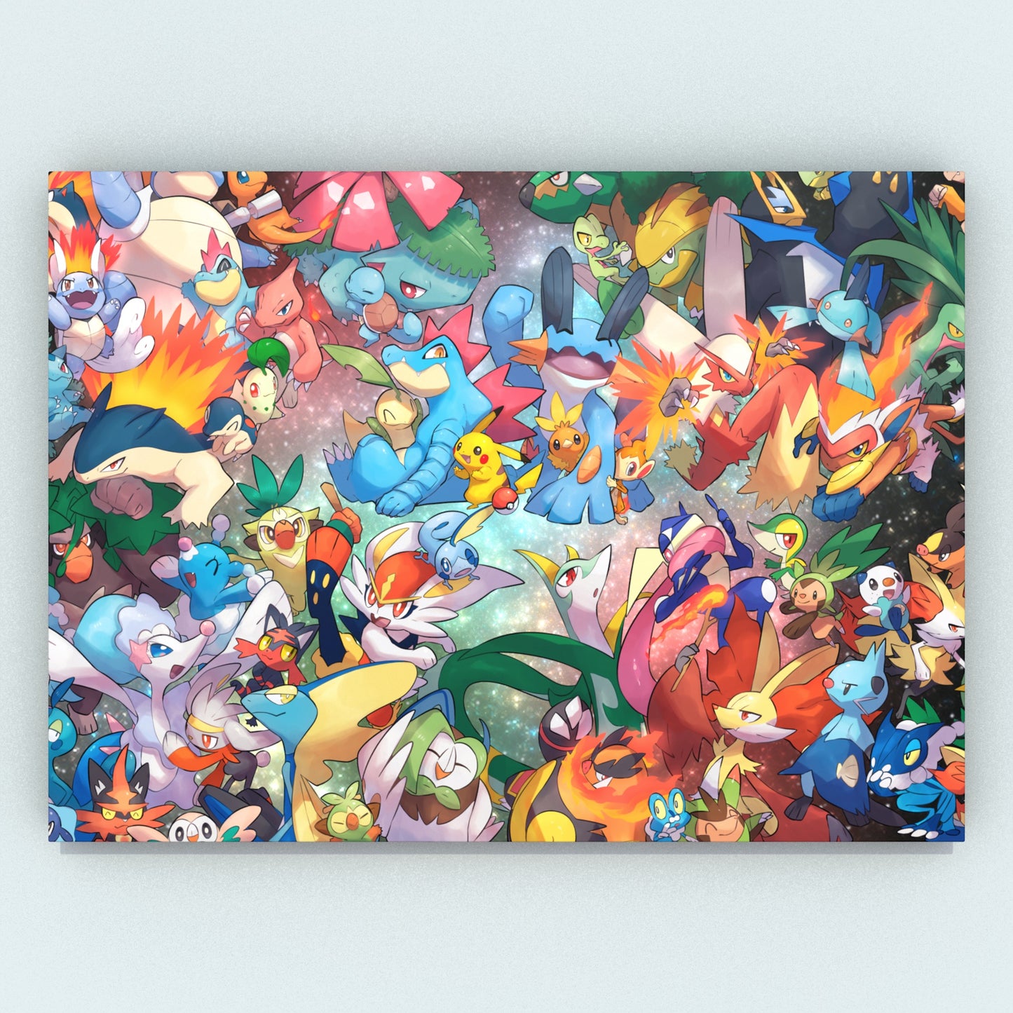 Cuadro Pokemon - Mix 1 36 x 50 cm