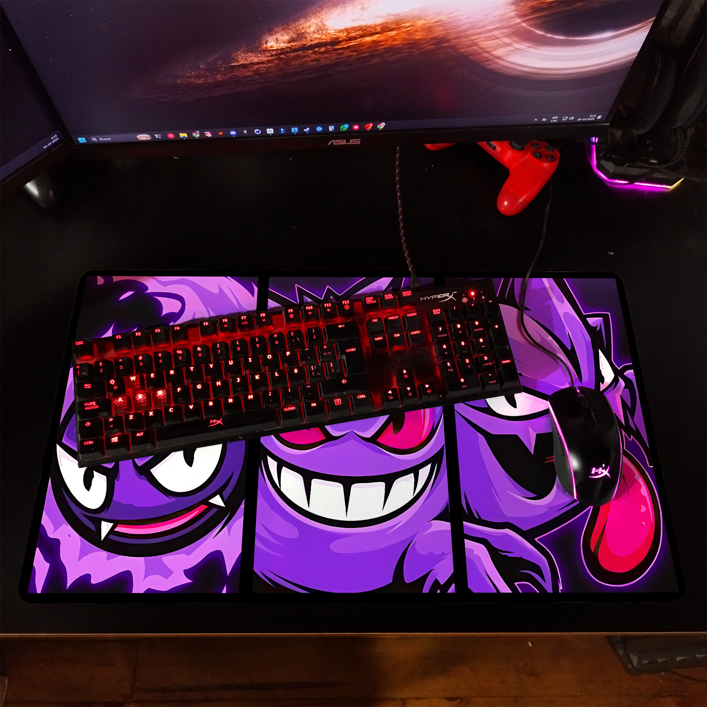 Mousepad/Gamepad Gengar v3 60 x 35 cm