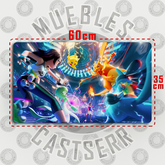 Mousepad/Gamepad Pokémon Mix 60 x 35 cm