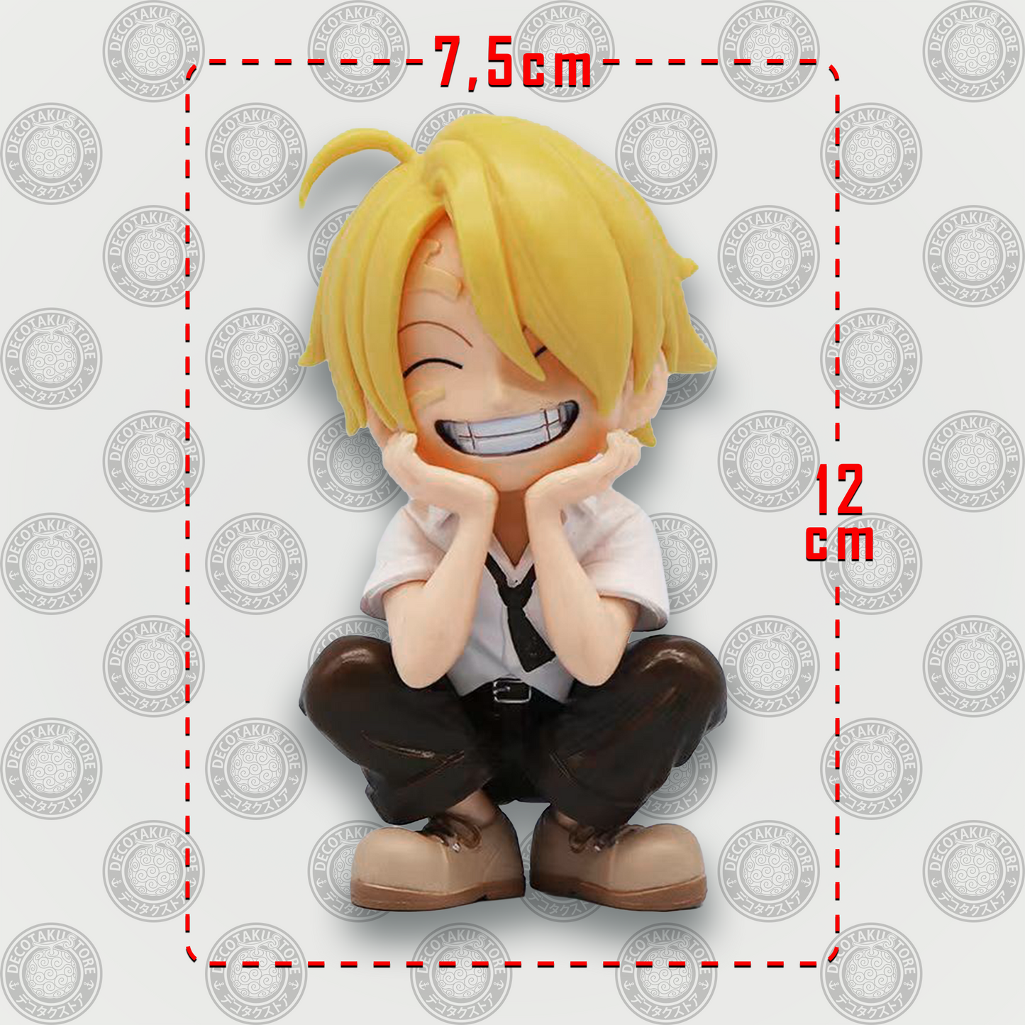 Set 3 Figuras One Piece (Sonrientes) 13 cm