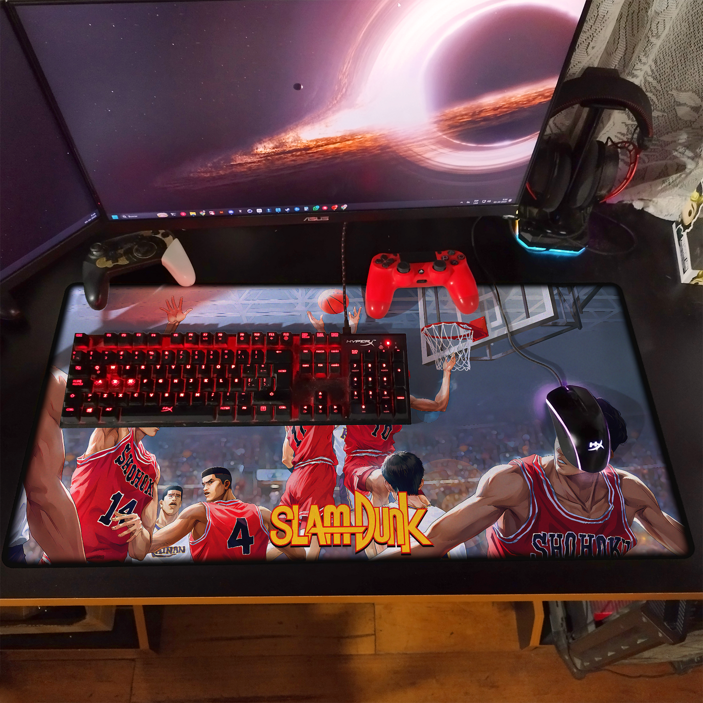 Mousepad Slam Dunk - 80x40 cm