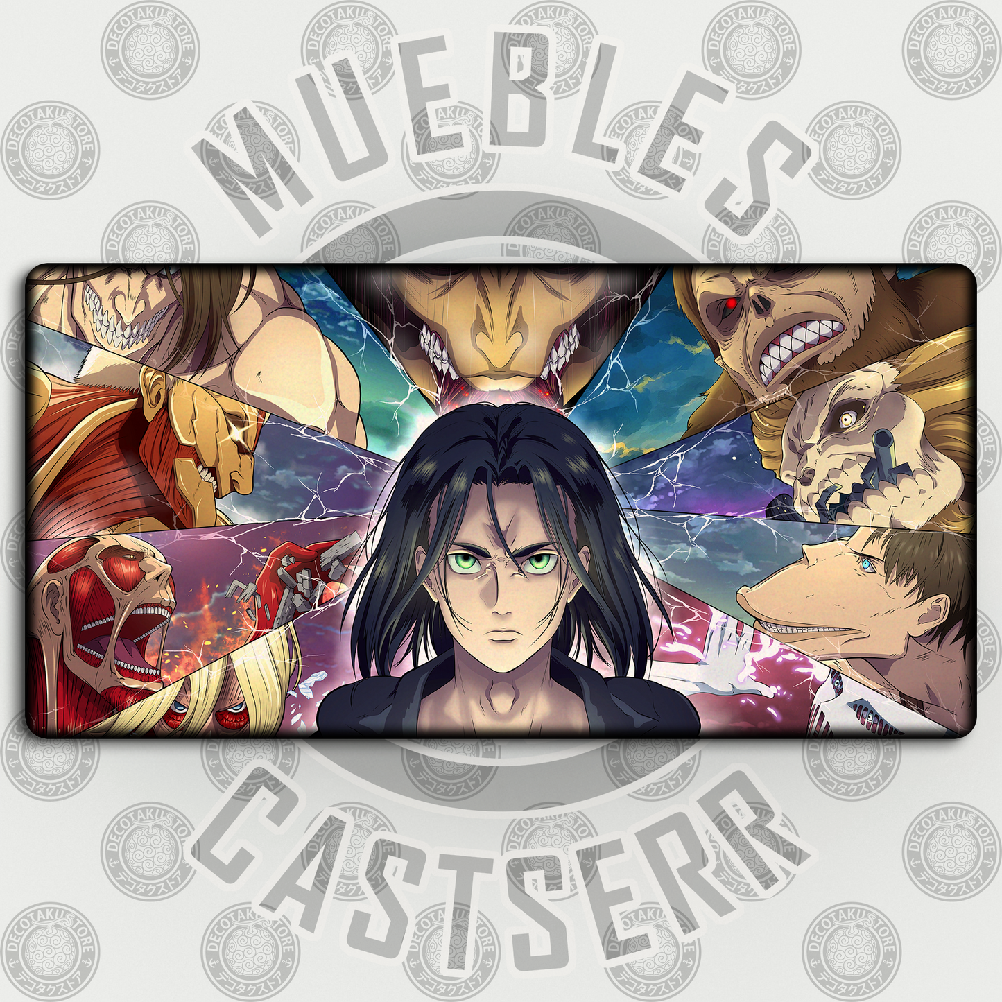Mousepad Attack on Titan - 80x40 cm