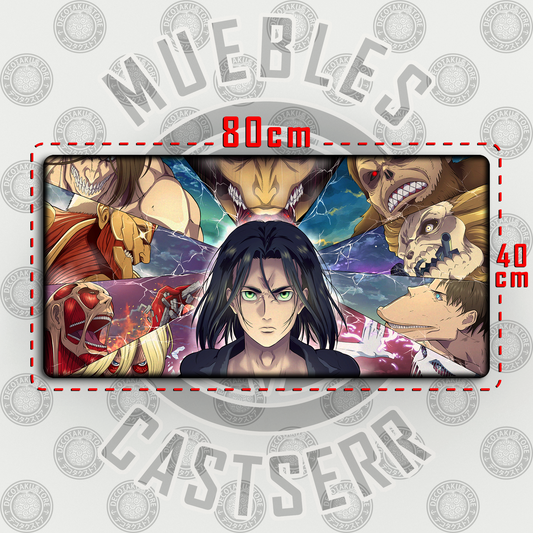 Mousepad Attack on Titan - 80x40 cm