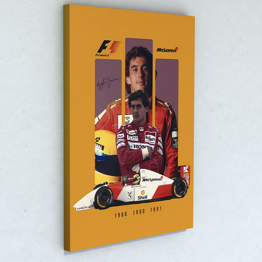 Cuadro Ayrton Senna 50 x 36 cm