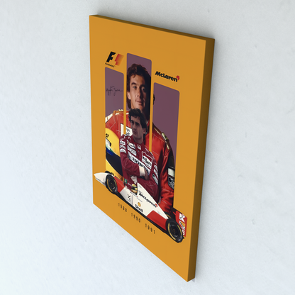 Cuadro Ayrton Senna 50 x 36 cm