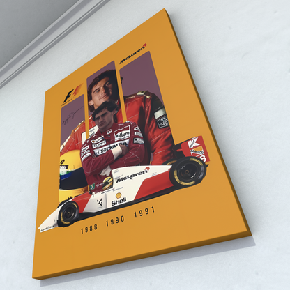 Cuadro Ayrton Senna 50 x 36 cm