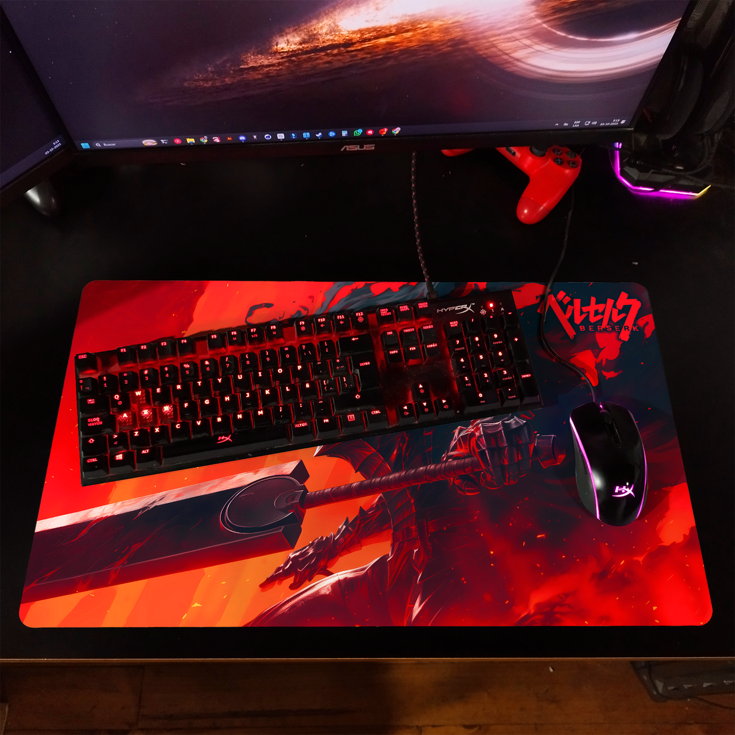 Mousepad/Gamepad Berserk v2 60 x 35 cm
