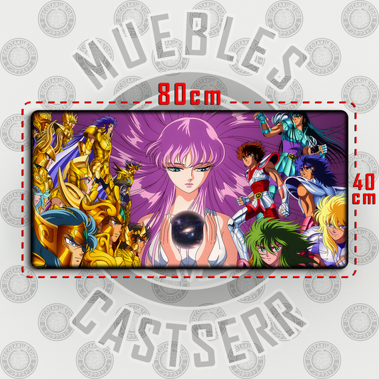 Mousepad Caballeros del Zodiaco V1 - 80x40 cm