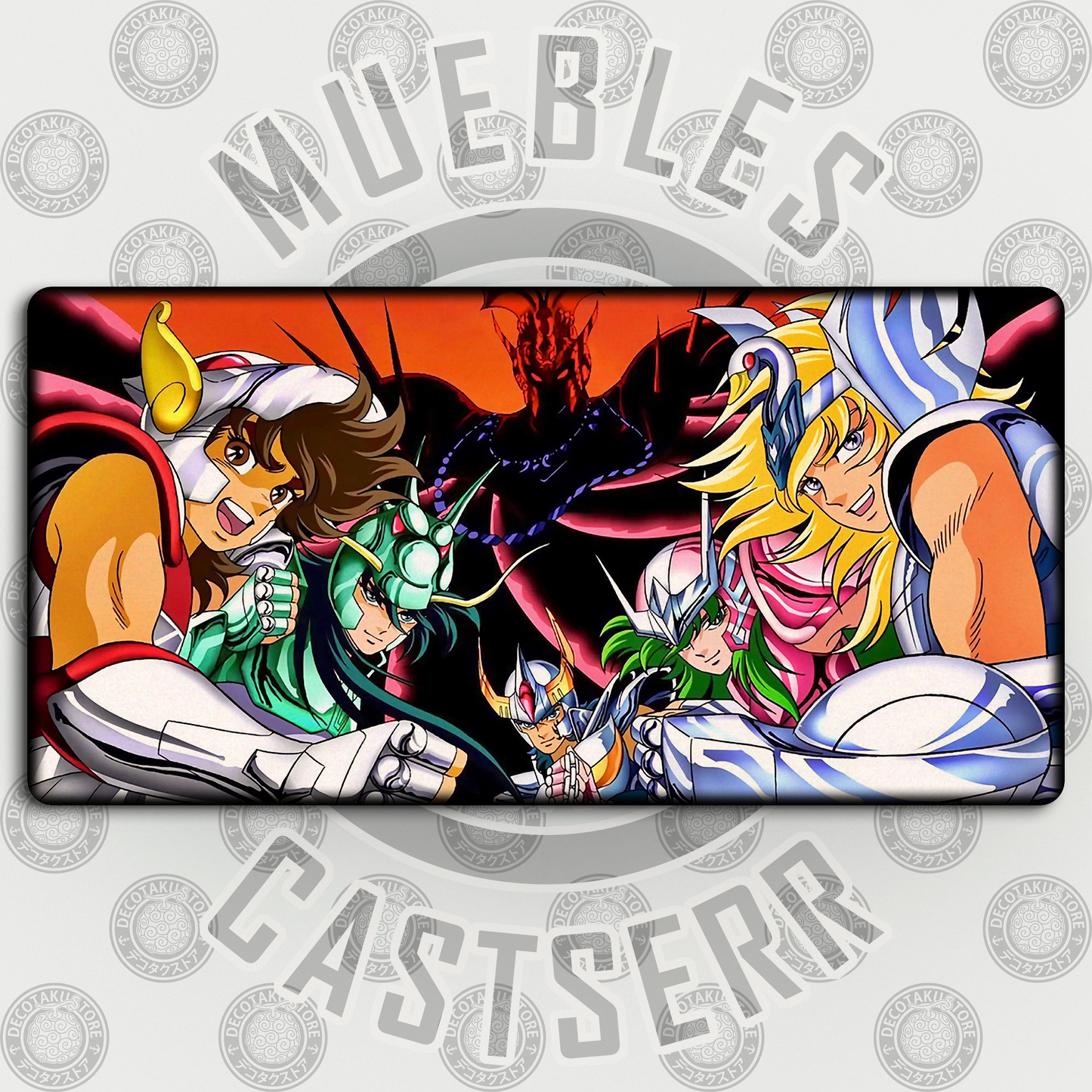 Mousepad Caballeros del Zodiaco V2 - 80x40 cm
