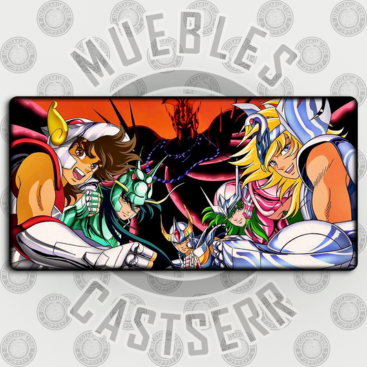 Mousepad Caballeros del Zodiaco V2 - 80x40 cm