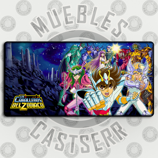 Mousepad Caballeros del Zodiaco V3 - 80x40 cm
