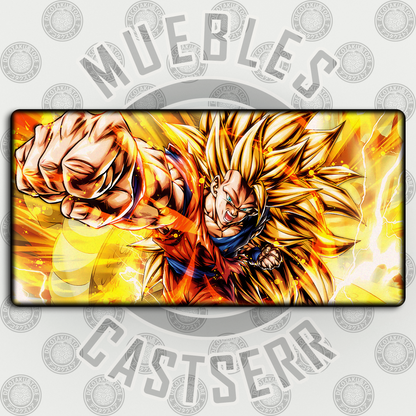 Mousepad Dragon Ball - Goku SSJ3 80x40 cm
