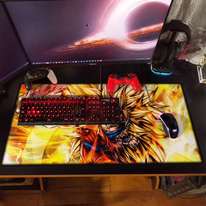 Mousepad Dragon Ball - Goku SSJ3 80x40 cm