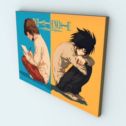 Cuadro Death Note - Kira & L 36 x 50 cm