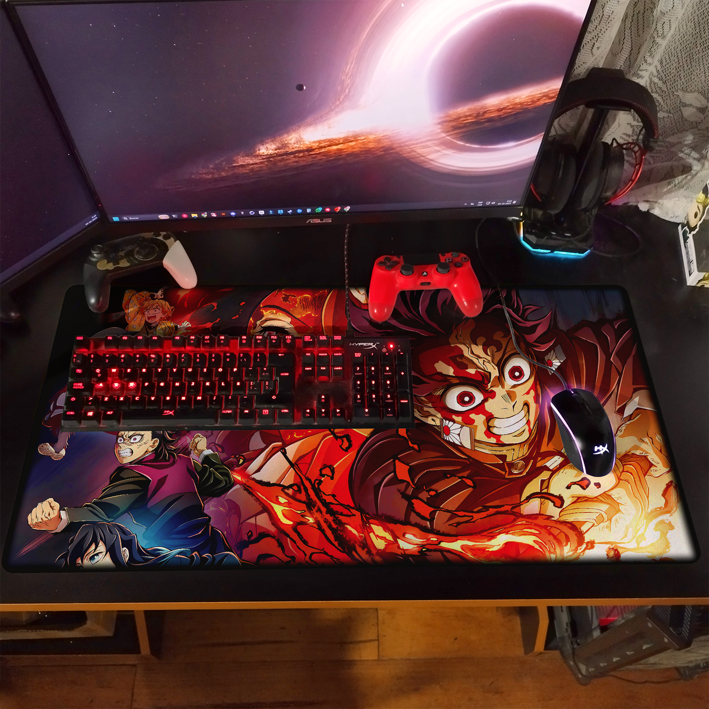 Mousepad Demon Slayer v1 - 80x40 cm