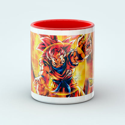 Taza DBS - Goku SSJ God 11 OZ