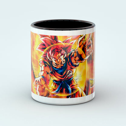 Taza DBS - Goku SSJ God 11 OZ