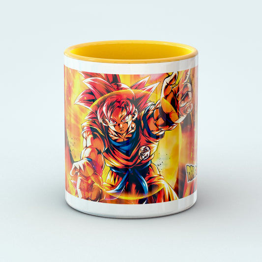 Taza DBS - Goku SSJ God 11 OZ