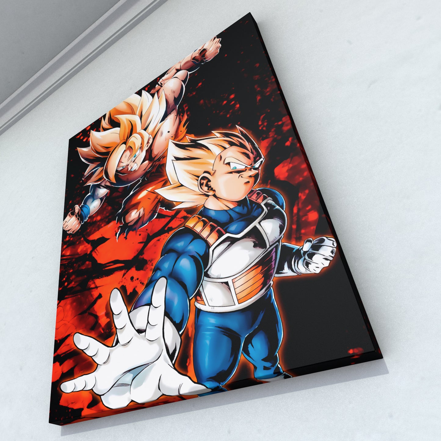 Cuadro DBZ- Goku & Vegeta SSJ 50 x 36 cm