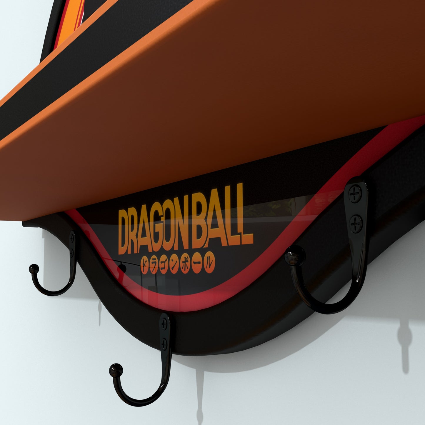 Repisa Lineal - Dragon Ball - Roshi Goku Krillin 51 cm