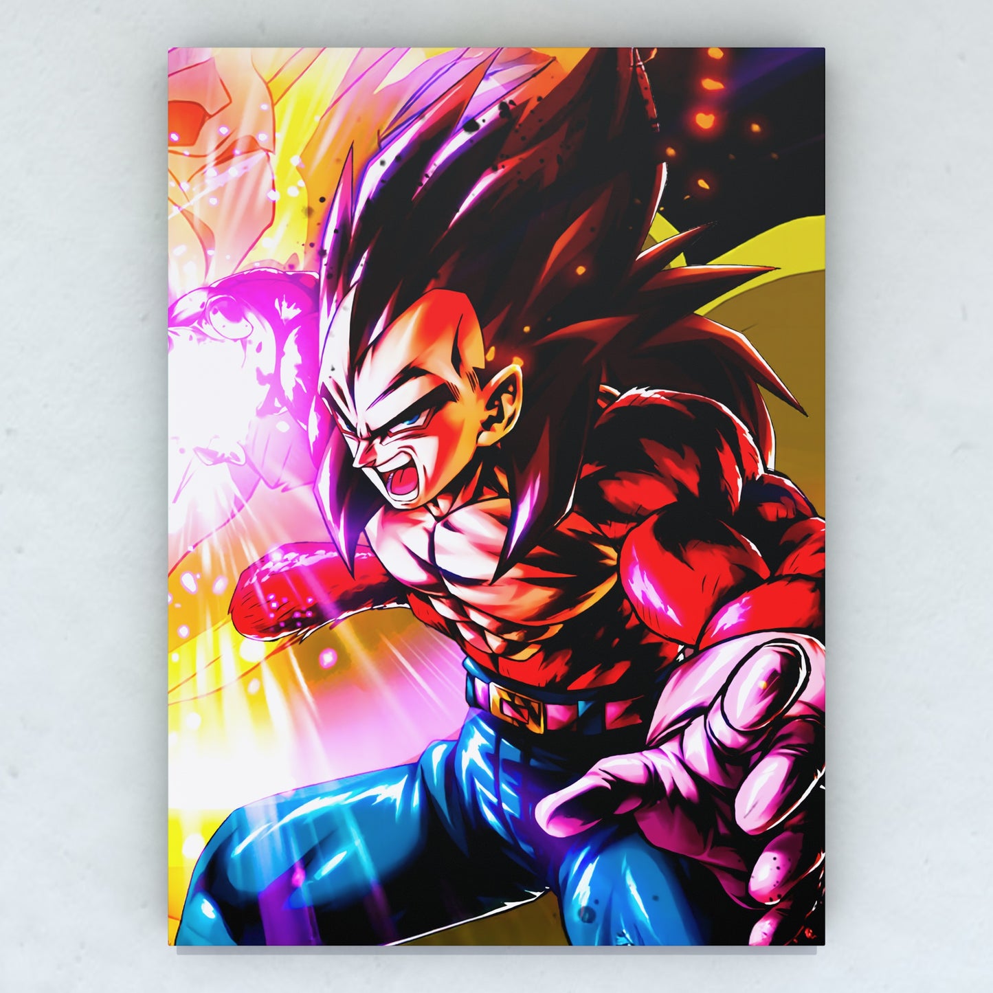 Cuadro DBGT - Vegeta SSJ4 50 x 36 cm