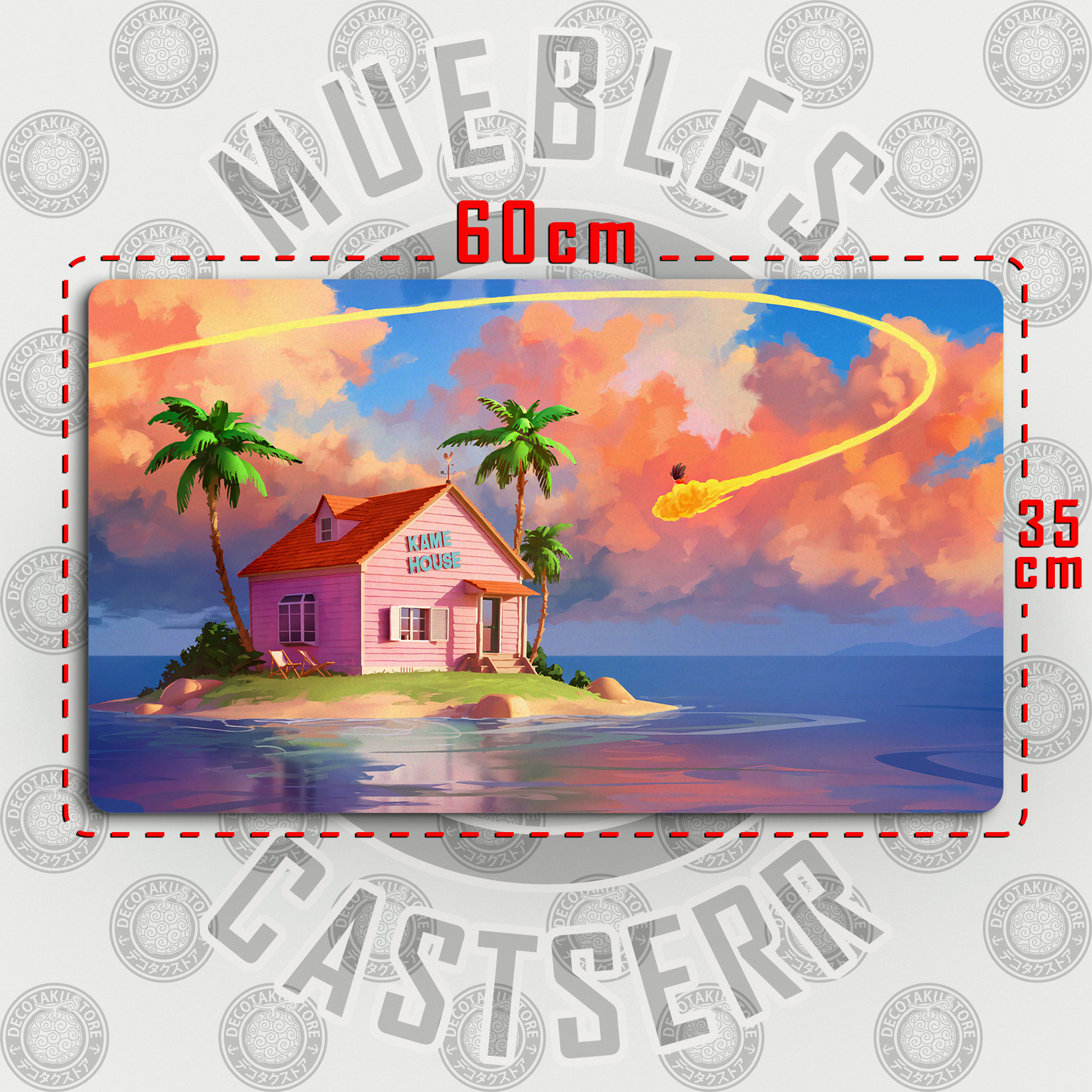 Mousepad/Gamepad DB Kame House 60 x 35 cm