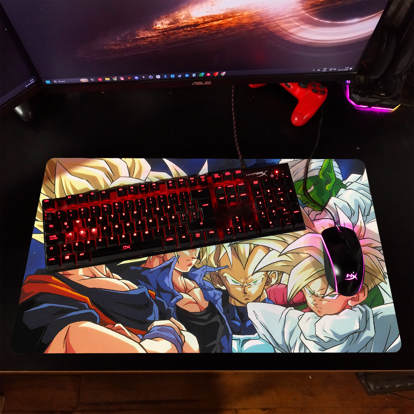 Mousepad/Gamepad DBZ Mix v1 60 x 35 cm