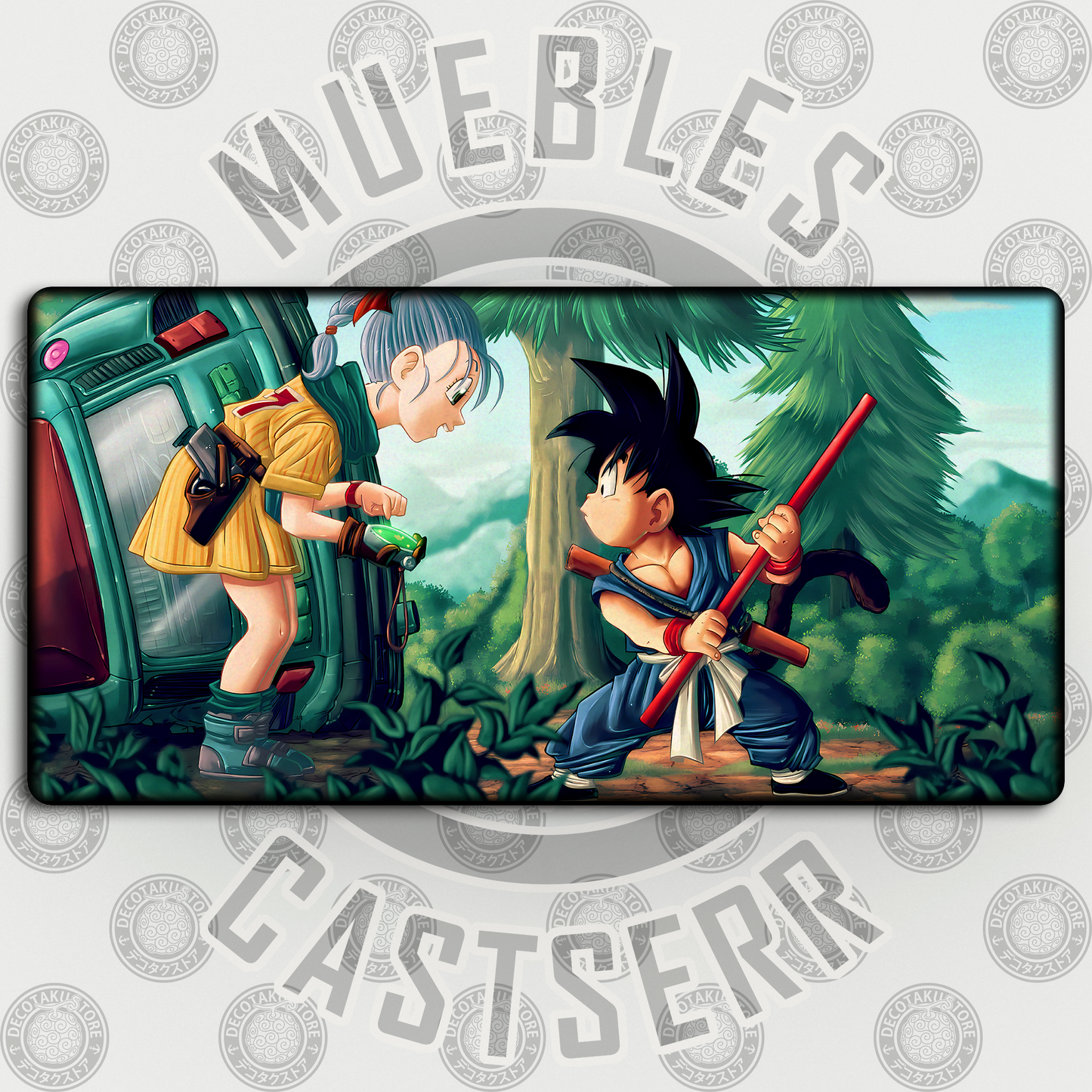 Mousepad Dragon Ball - 80x40 cm