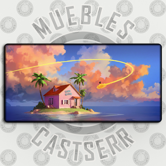 Mousepad Dragon Ball - Kame House 80x40 cm