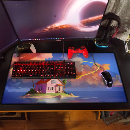 Mousepad Dragon Ball - Kame House 80x40 cm
