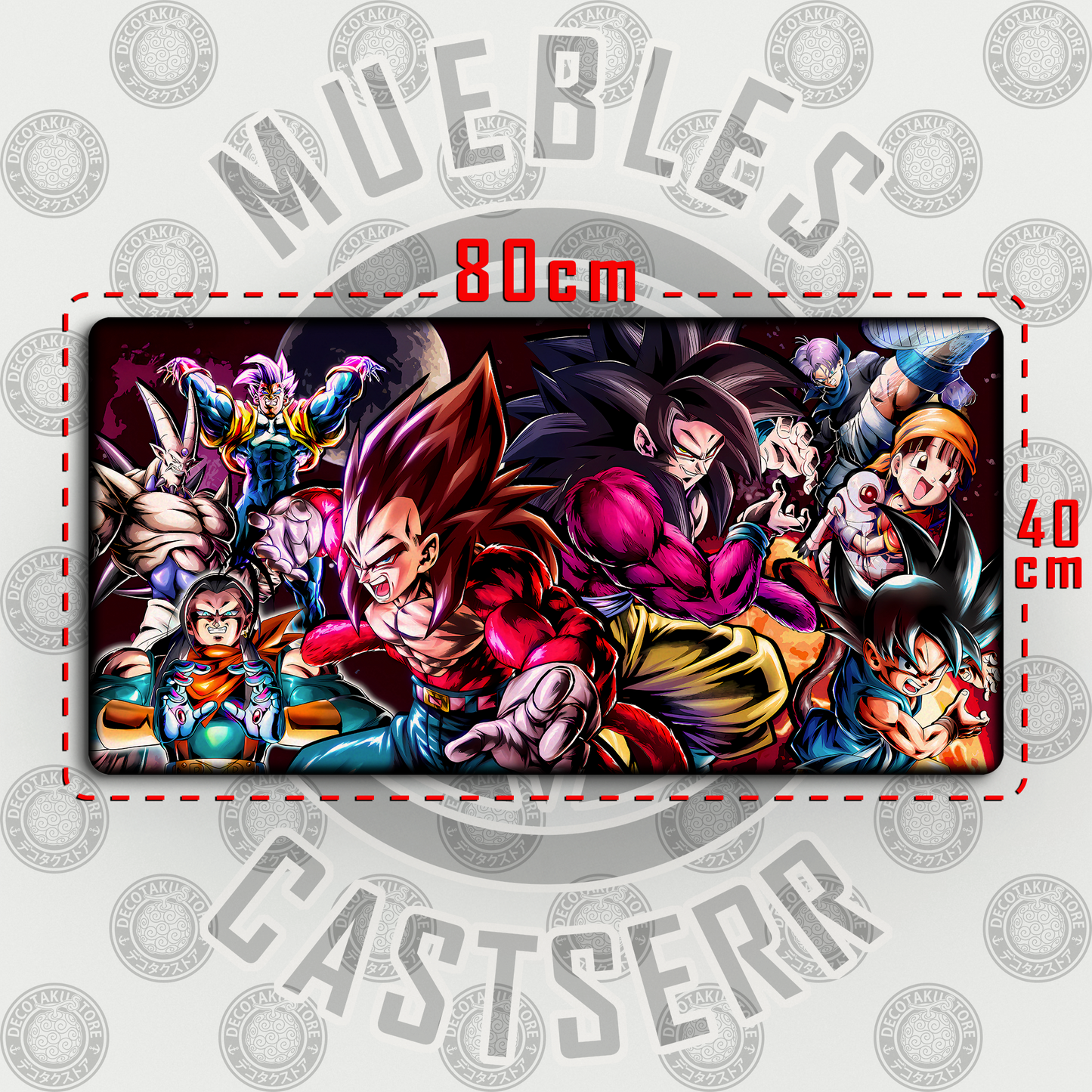 Mousepad Dragon Ball GT - 80x40 cm